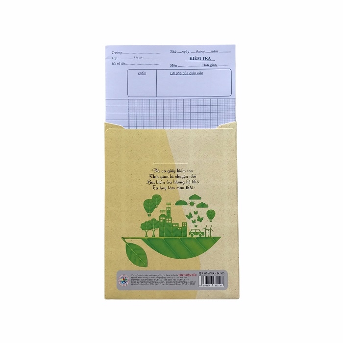 Tệp kiểm tra TT 100gsm 4 ô ly (5/120)