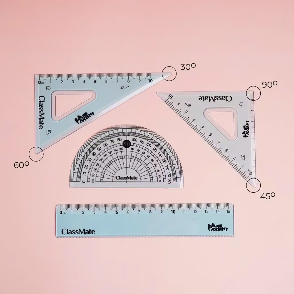 Thước bộ Classmate CL-RS113 15cm, Thước đo, Thước kẻ, Thước nhựa (24)