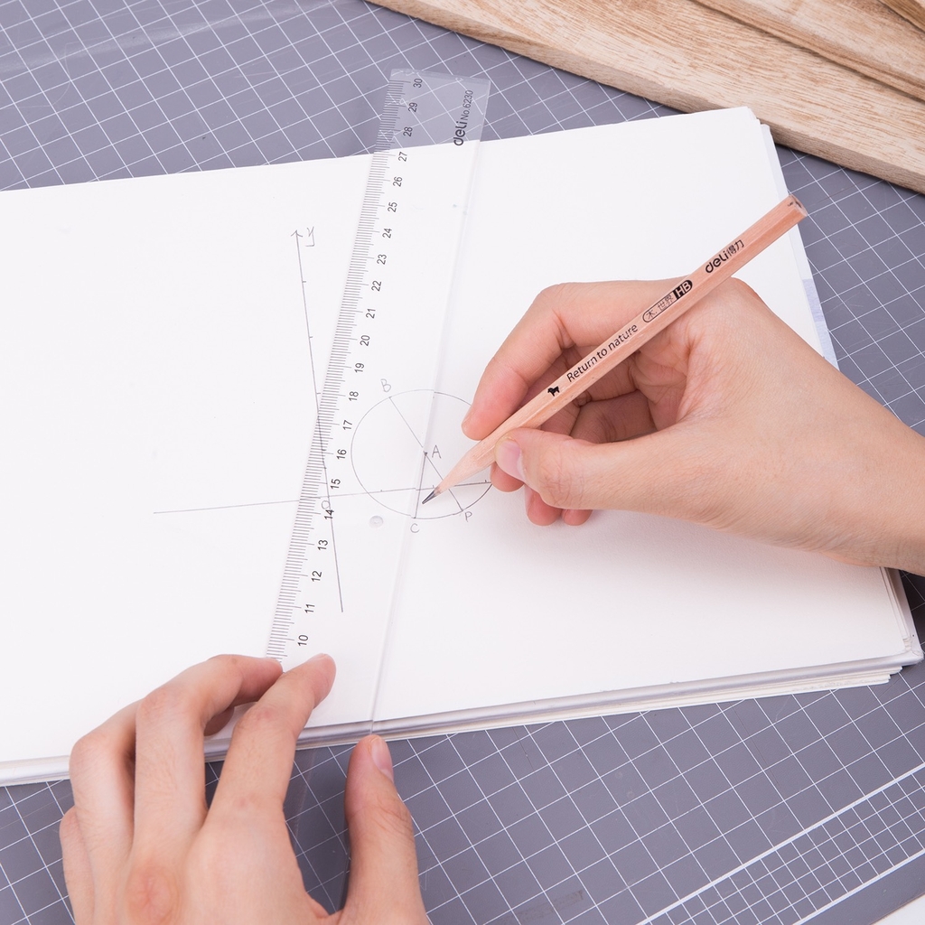 Thước Deli 6230 30cm (20)