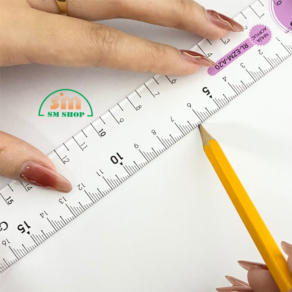 Thước thẳng Campus RL-EZM-A20 20cm (25)