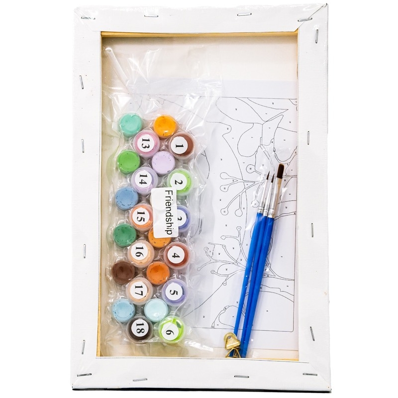 Tranh tô màu số hoá Colormate Friendship 20x30cm