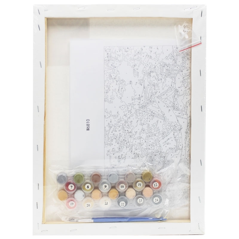 Tranh tô màu số hoá Colormate Moon Town MS-MT3 30x40cm