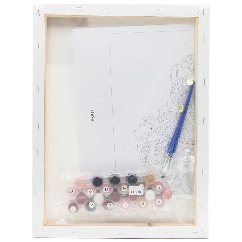 Tranh tô màu số hoá Colormate Pink Peony MS-PP3 30x40cm