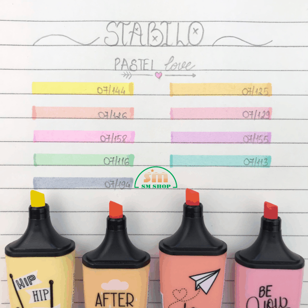 Bút dạ quang Stabilo Boss pastel mini 07 (10)