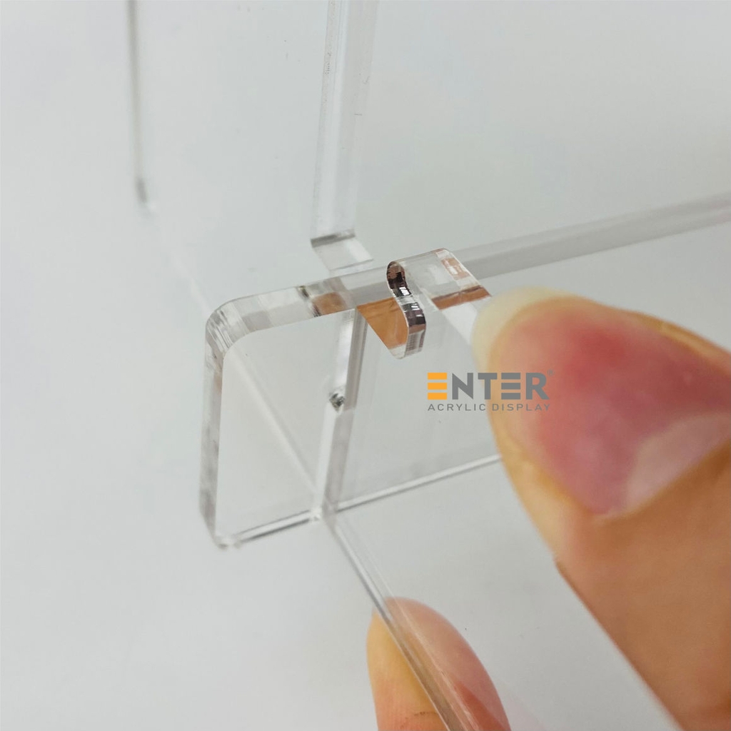 Kệ trưng bày Enter TB214 2 tầng 400x112x83mm, Kệ bậc thang để bàn, Kệ trưng bày nước hoa, mô hình