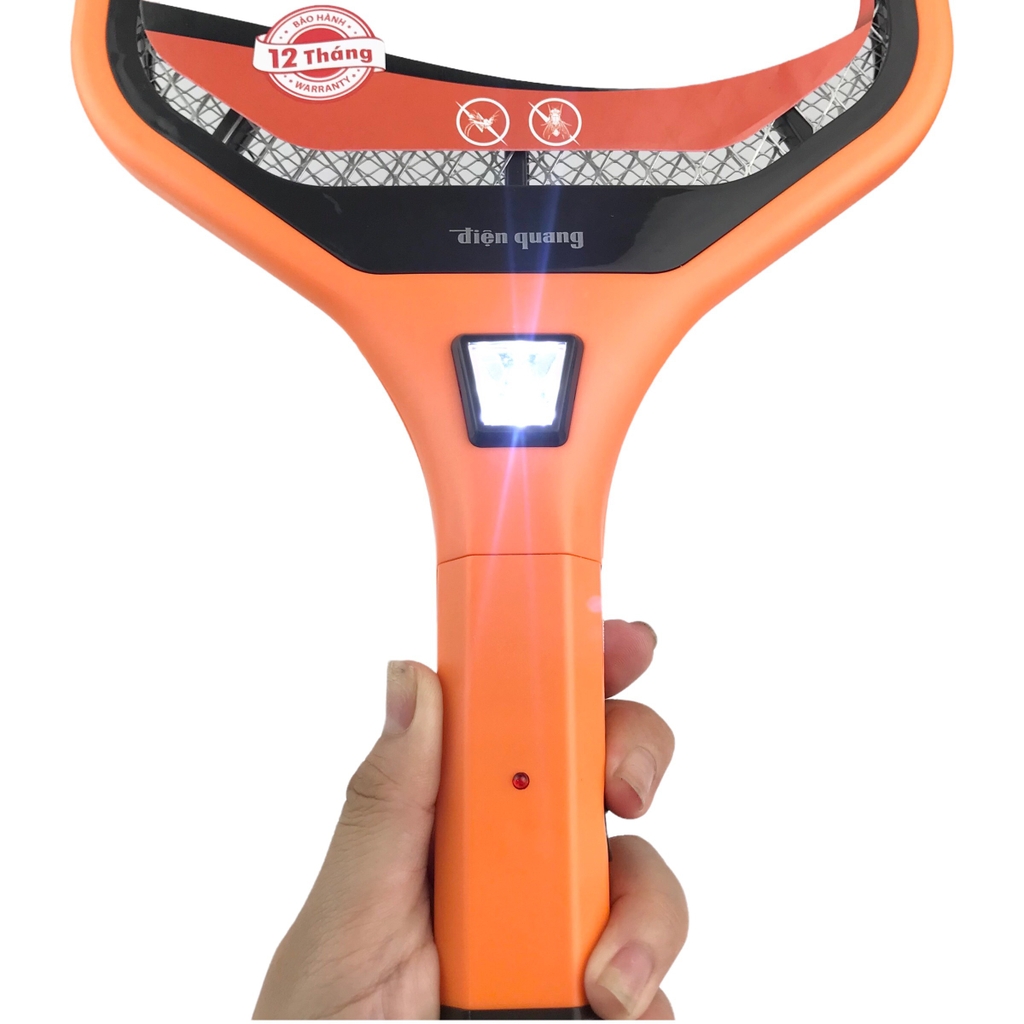 Vợt bắt muỗi ĐQ ĐQ EMR08L OBL cam đen