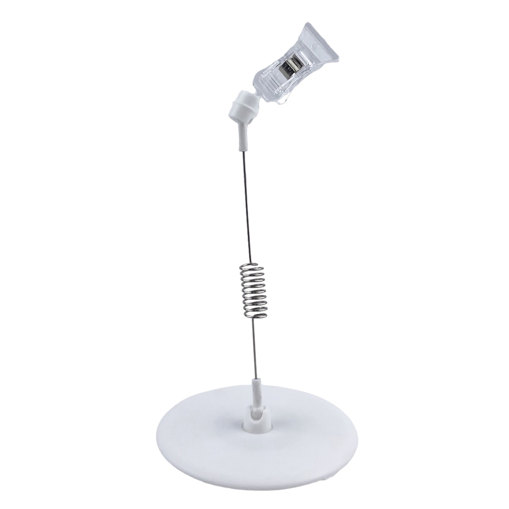 Wobbler lò xo kẹp nhựa WB-011 đế Φ 87mm màu trắng (25)