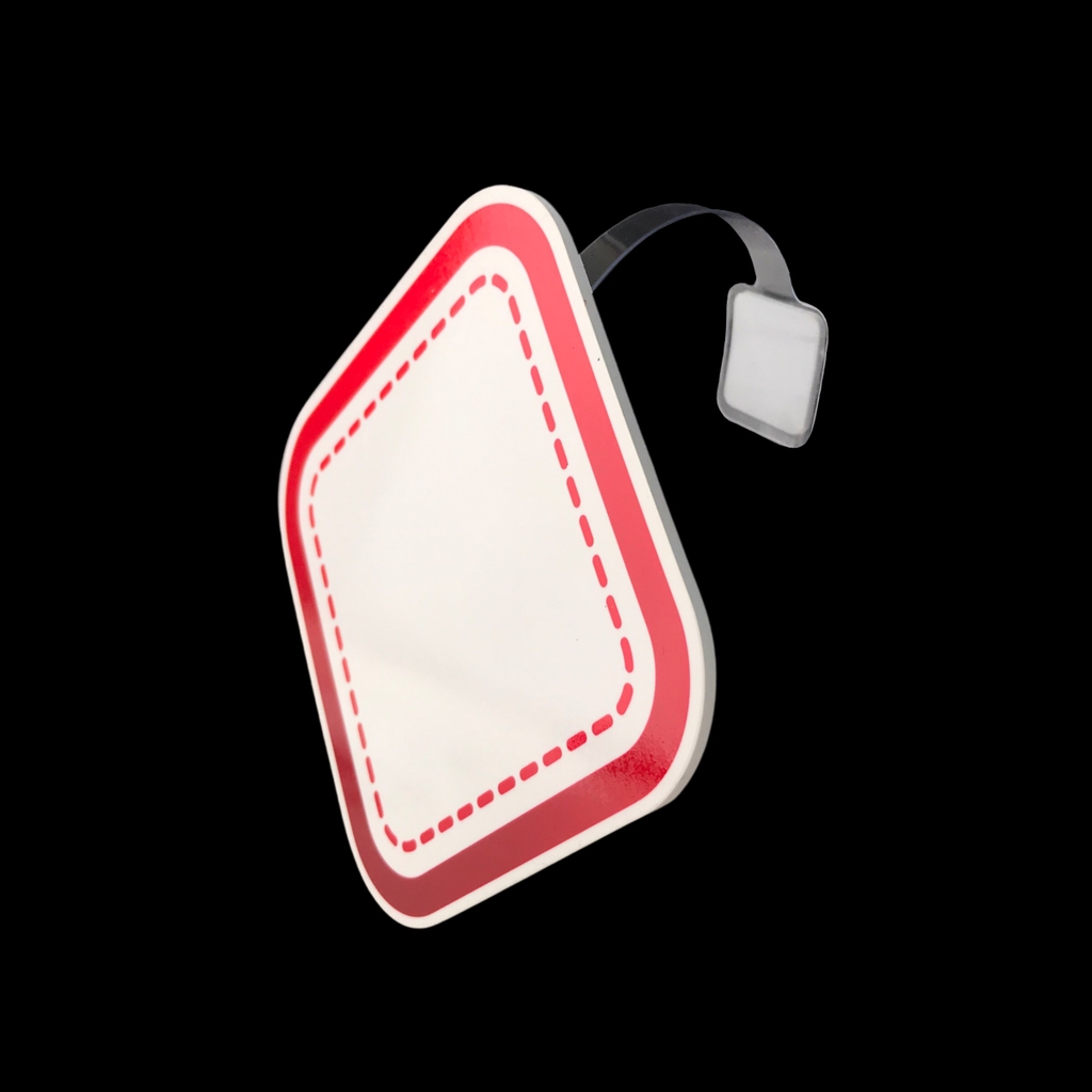 Wobbler nhựa WB-L01 / WB-L02 / WB-L03 / WB-L04 / WB-L05 / WB-L06 / WB-L07 / WB-L08 13cm dán formex 2mm (2,10)