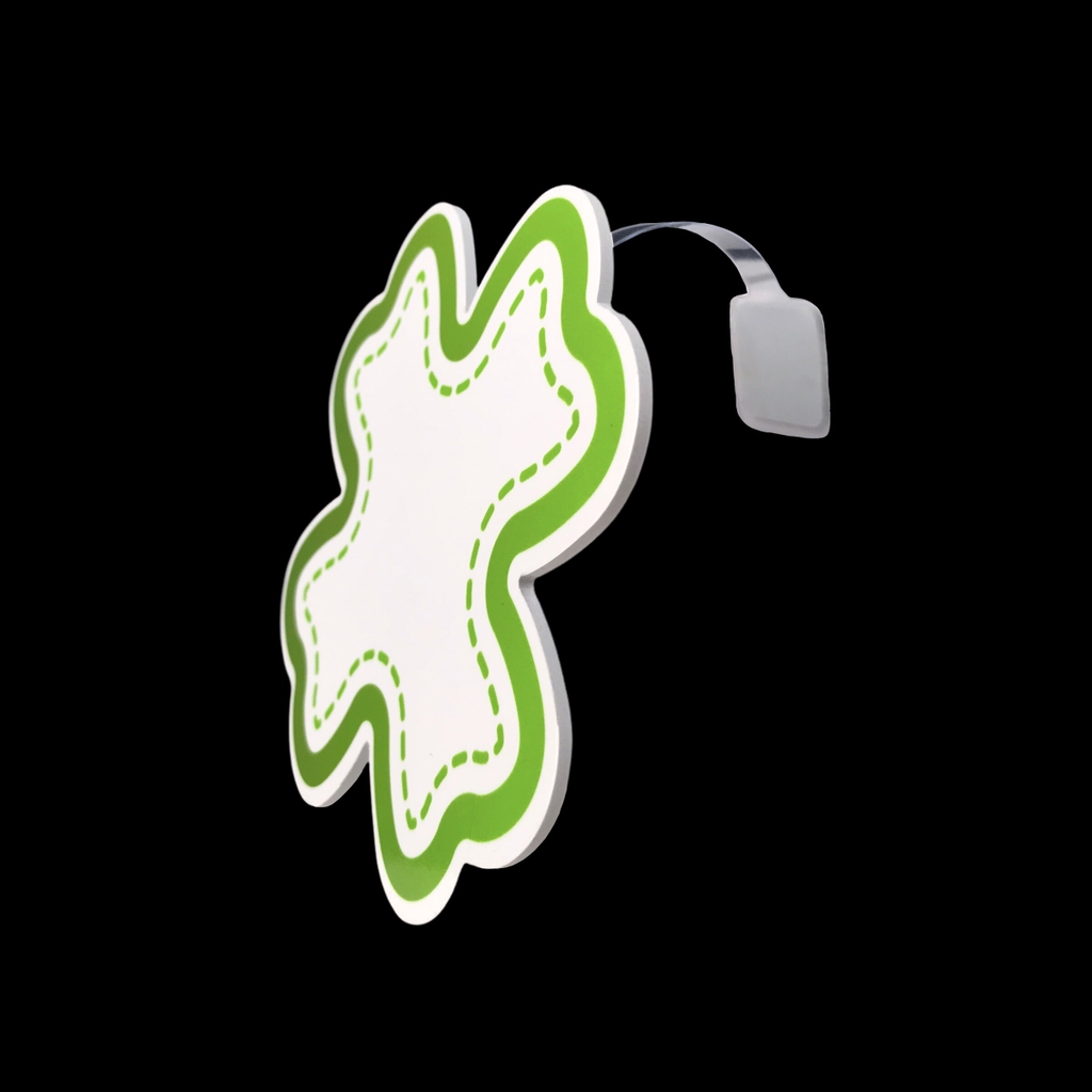 Wobbler nhựa WB-L01 / WB-L02 / WB-L03 / WB-L04 / WB-L05 / WB-L06 / WB-L07 / WB-L08 13cm dán formex 2mm (2,10)