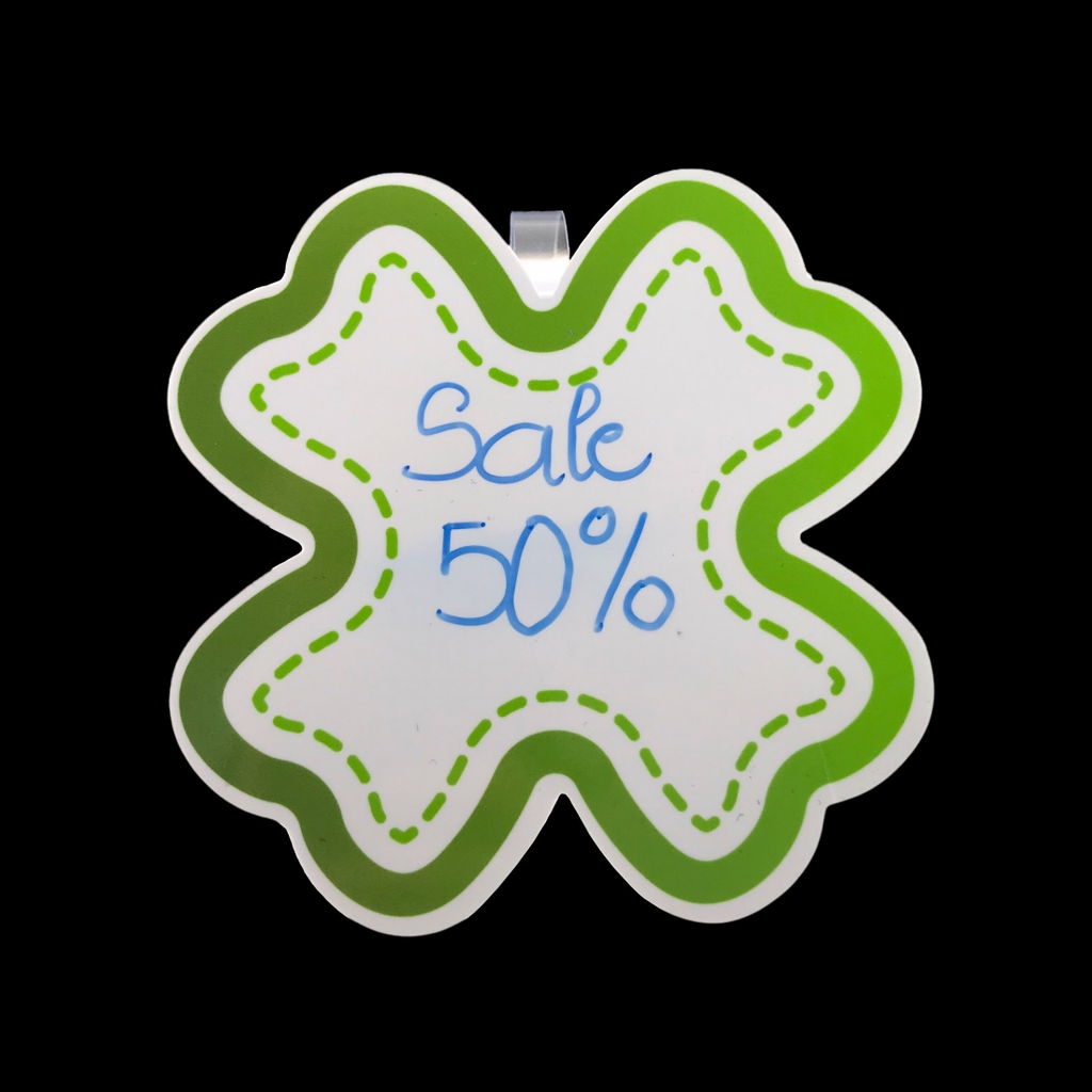 Wobbler nhựa WB-L01 / WB-L02 / WB-L03 / WB-L04 / WB-L05 / WB-L06 / WB-L07 / WB-L08 13cm dán formex 2mm (2,10)