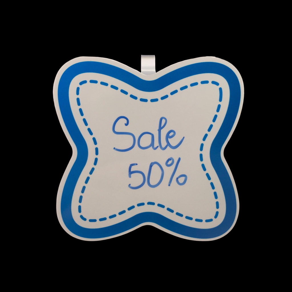 Wobbler nhựa WB-L01 / WB-L02 / WB-L03 / WB-L04 / WB-L05 / WB-L06 / WB-L07 / WB-L08 13cm dán formex 2mm (2,10)