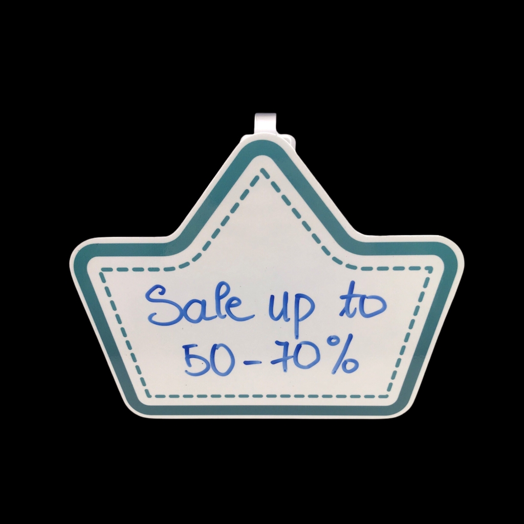 Wobbler nhựa WB-L01 / WB-L02 / WB-L03 / WB-L04 / WB-L05 / WB-L06 / WB-L07 / WB-L08 13cm dán formex 2mm (2,10)