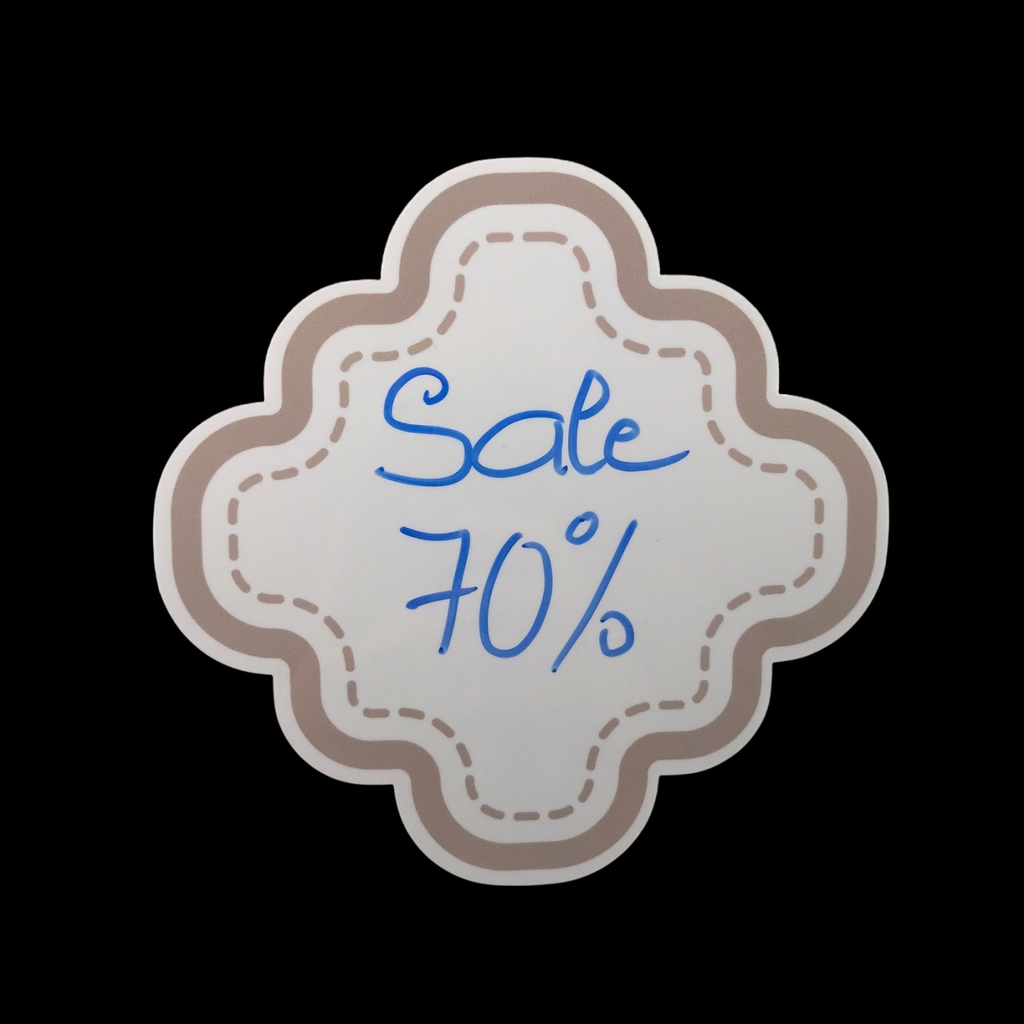 Wobbler nhựa WB-L01 / WB-L02 / WB-L03 / WB-L04 / WB-L05 / WB-L06 / WB-L07 / WB-L08 13cm dán formex 2mm (2,10)