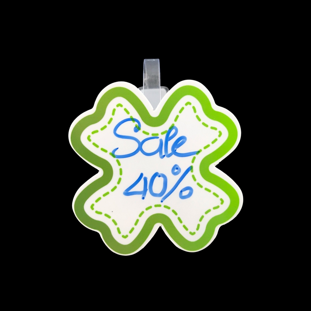 Wobbler nhựa WB-N01 / WB-N02 / WB-N03 / WB-N04 / WB-N05 / WB-N06 / WB-N07 / WB-N08 8cm dán formex 2mm (2,10)