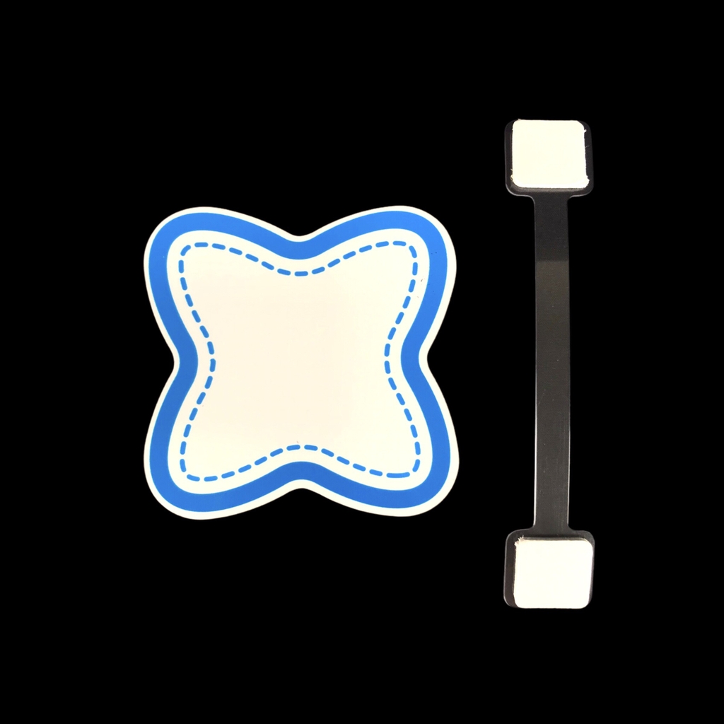 Wobbler nhựa WB-N01 / WB-N02 / WB-N03 / WB-N04 / WB-N05 / WB-N06 / WB-N07 / WB-N08 8cm dán formex 2mm (2,10)