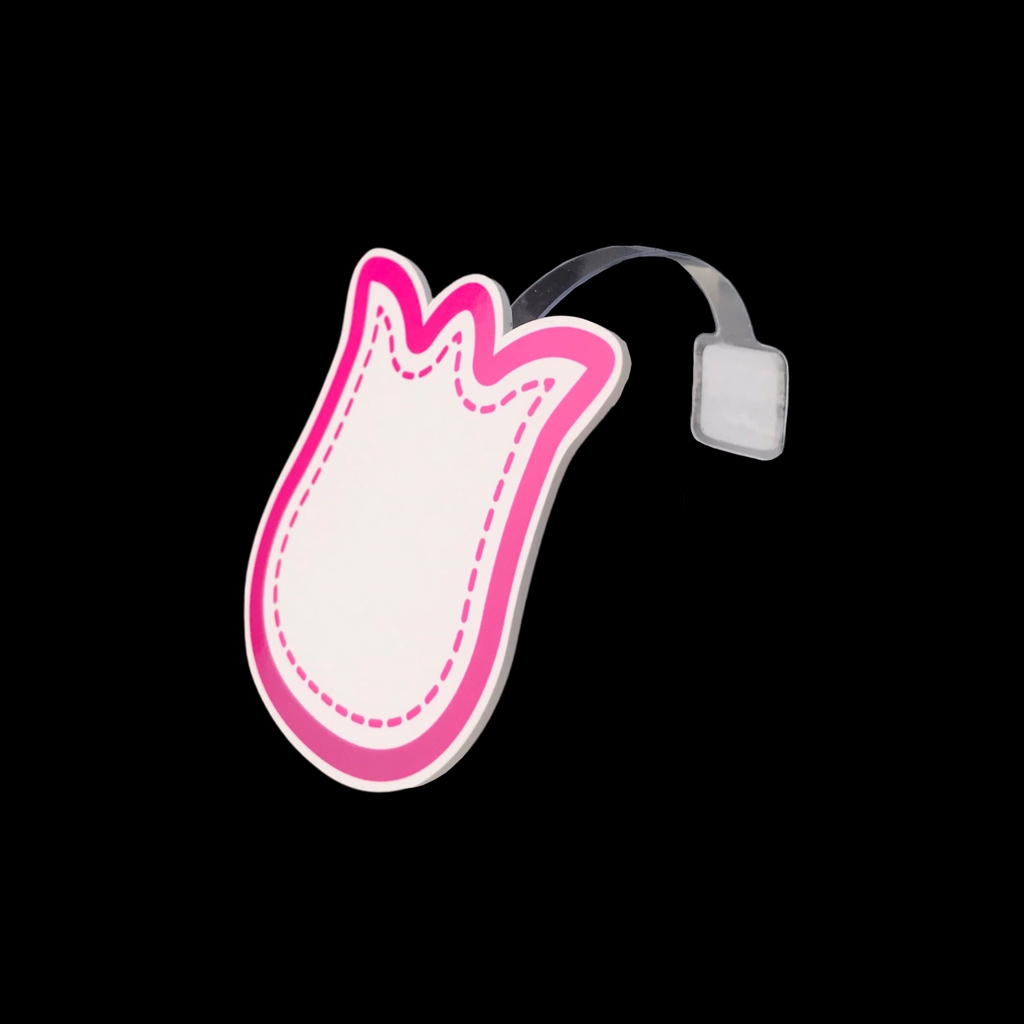 Wobbler nhựa WB-N01 / WB-N02 / WB-N03 / WB-N04 / WB-N05 / WB-N06 / WB-N07 / WB-N08 8cm dán formex 2mm (2,10)