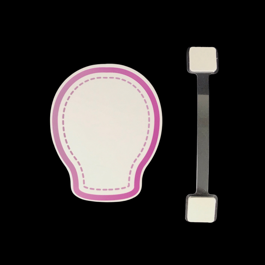 Wobbler nhựa WB-N01 / WB-N02 / WB-N03 / WB-N04 / WB-N05 / WB-N06 / WB-N07 / WB-N08 8cm dán formex 2mm (2,10)