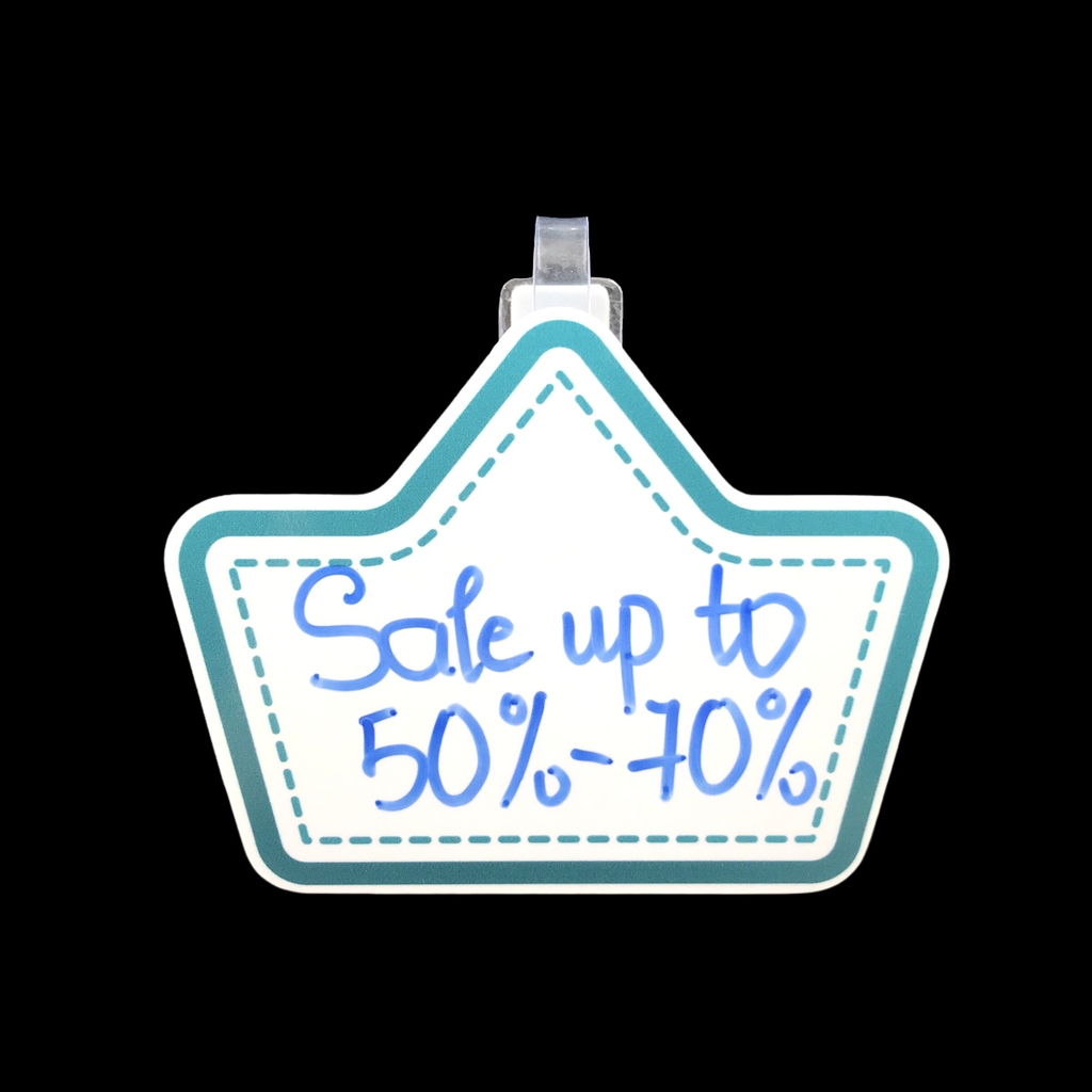 Wobbler nhựa WB-N01 / WB-N02 / WB-N03 / WB-N04 / WB-N05 / WB-N06 / WB-N07 / WB-N08 8cm dán formex 2mm (2,10)