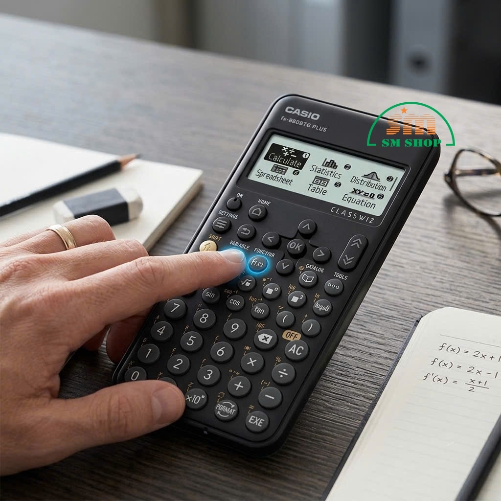 Máy tính Casio FX-880BTG PLUS, Máy tính học sinh, Máy tính cầm tay (10)