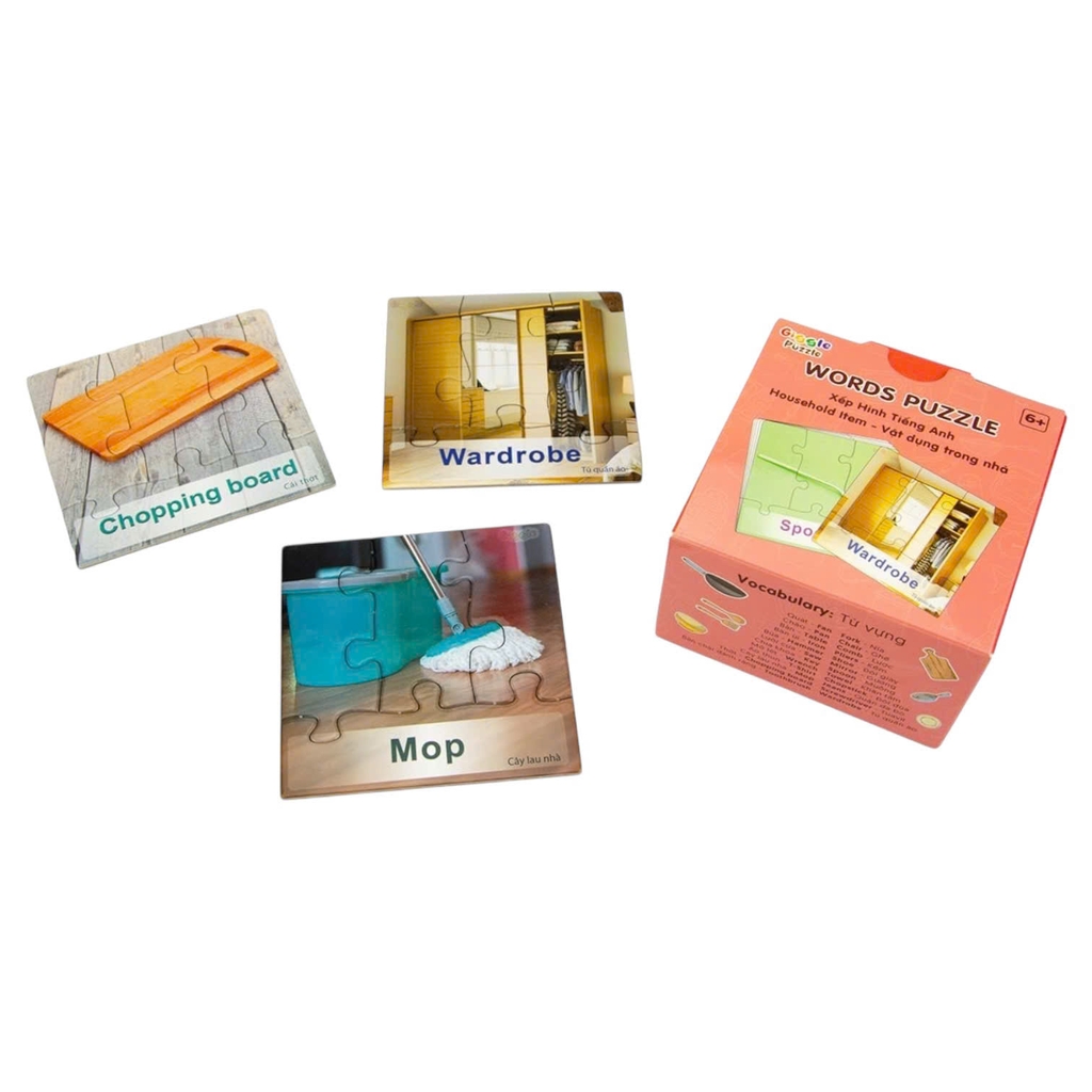 Xếp hình tiếng Anh 100 mảnh NT Giggle Puzzle