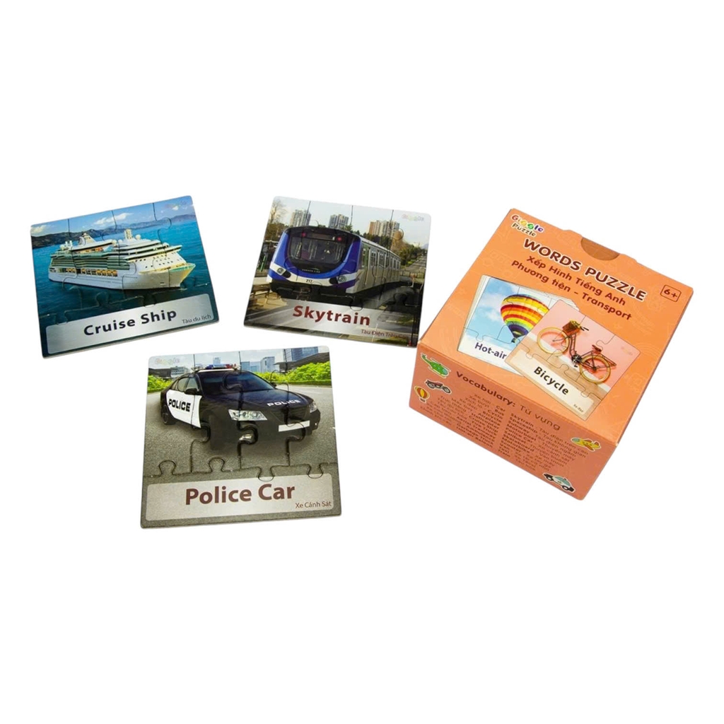 Xếp hình tiếng Anh 100 mảnh NT Giggle Puzzle