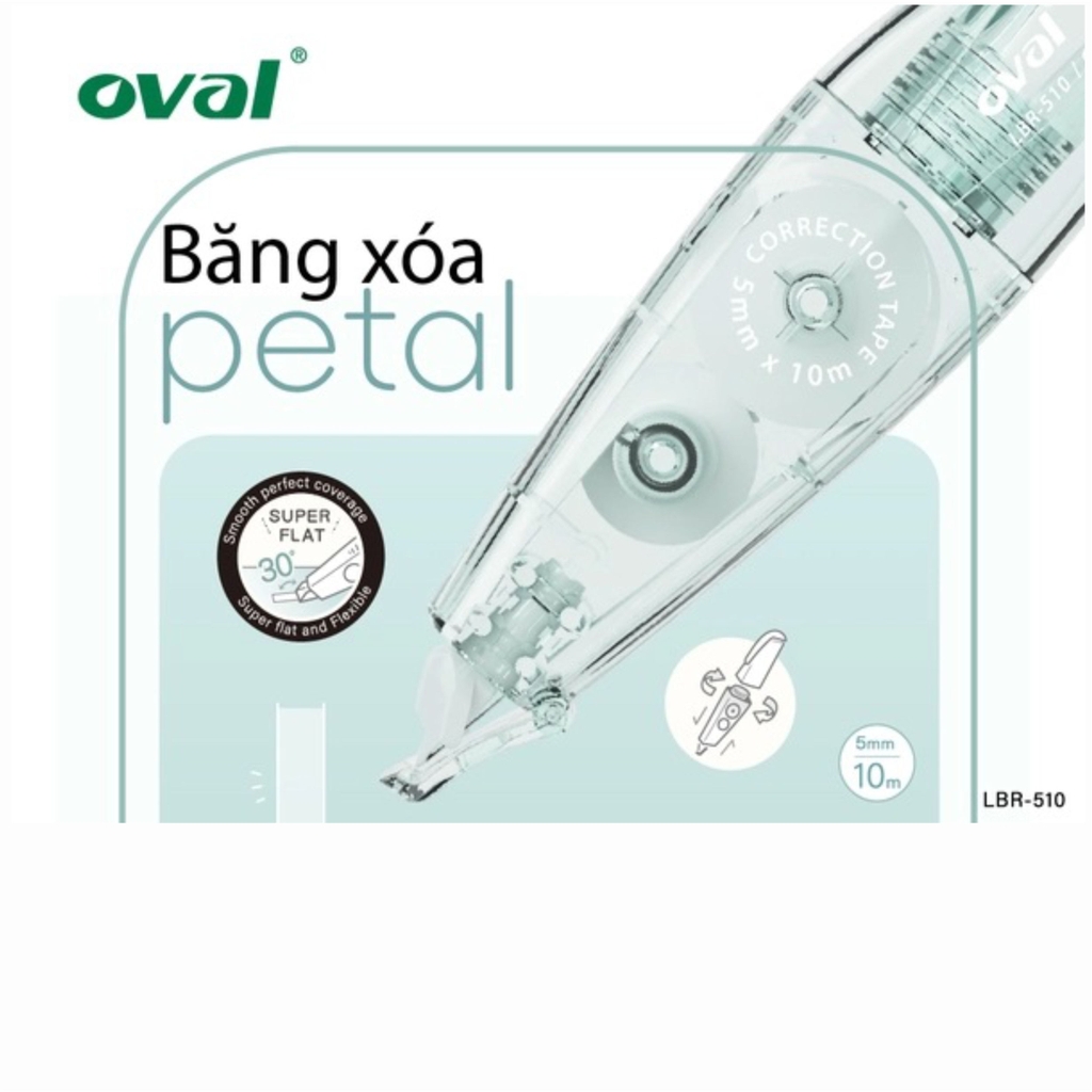 Xóa kéo Oval LBR-510/B