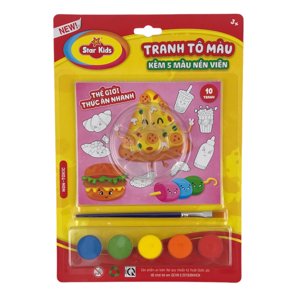 Tranh tô màu Star Kids K-811 / K-812 / K-813 / K-814