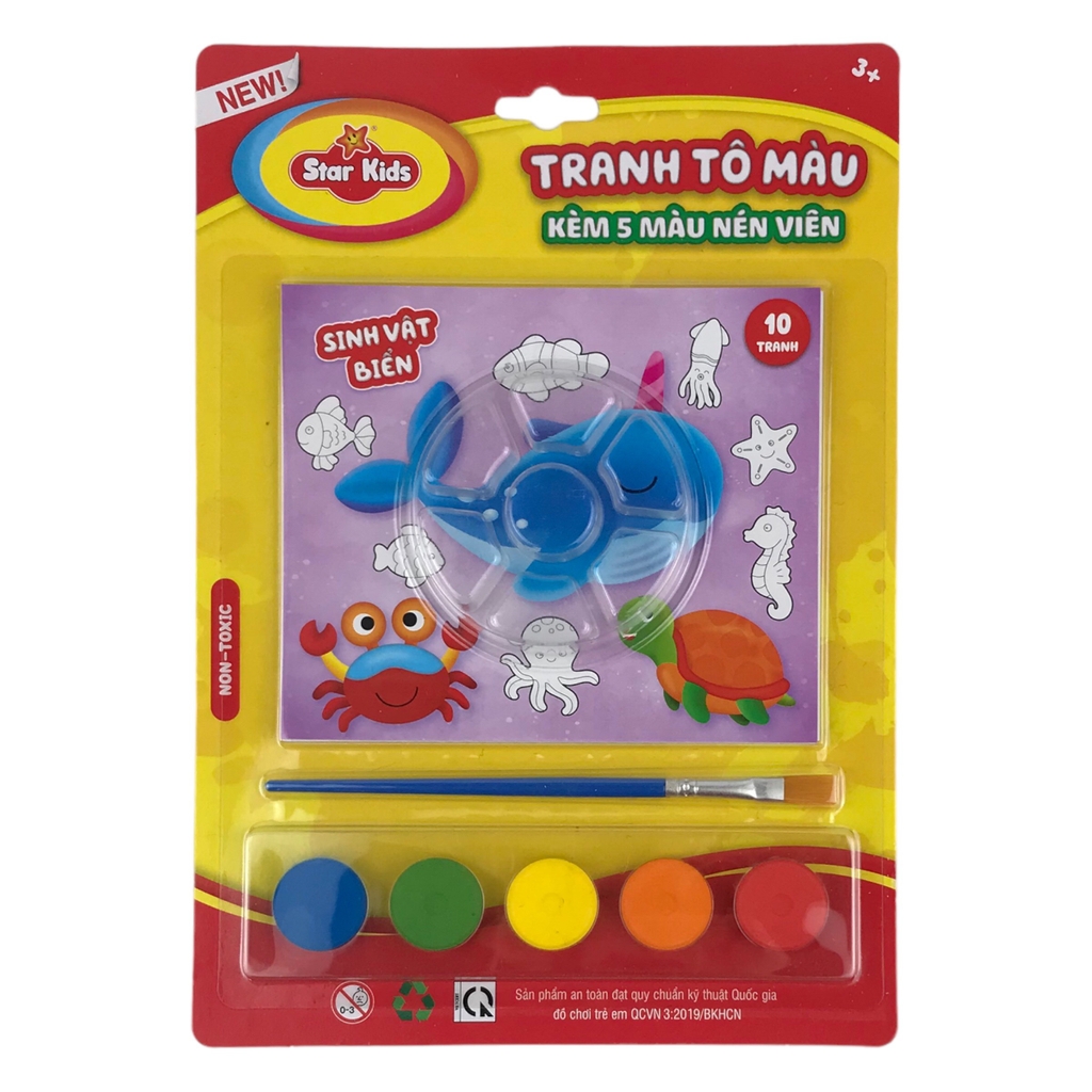 Tranh tô màu Star Kids K-811 / K-812 / K-813 / K-814