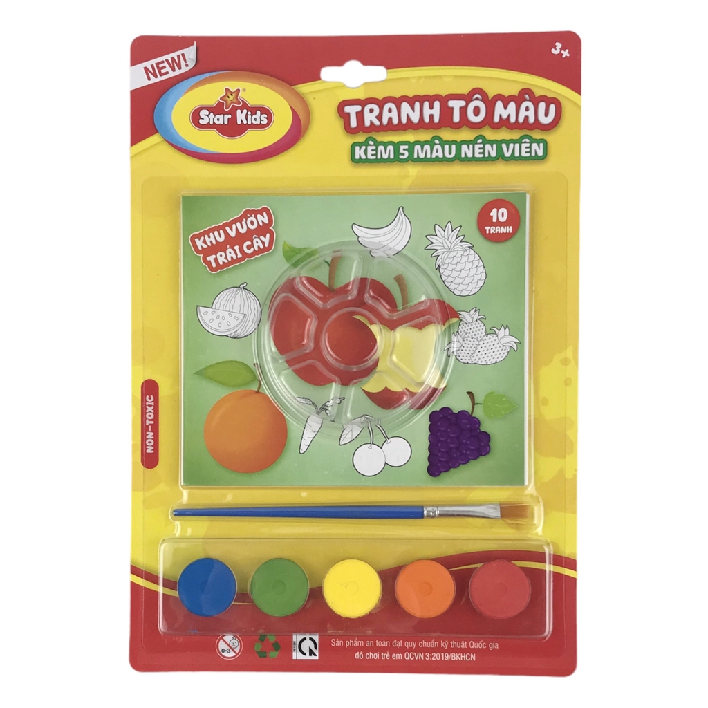 Tranh tô màu Star Kids K-811 / K-812 / K-813 / K-814