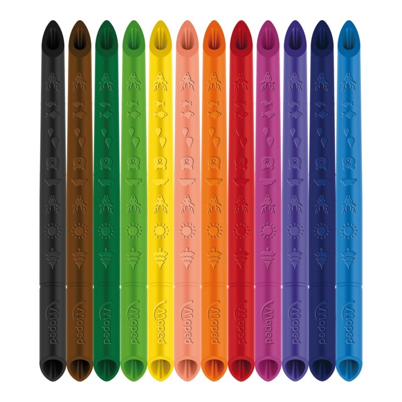 Bút sáp màu vô cực Maped 12 màu / 24 màu (12)