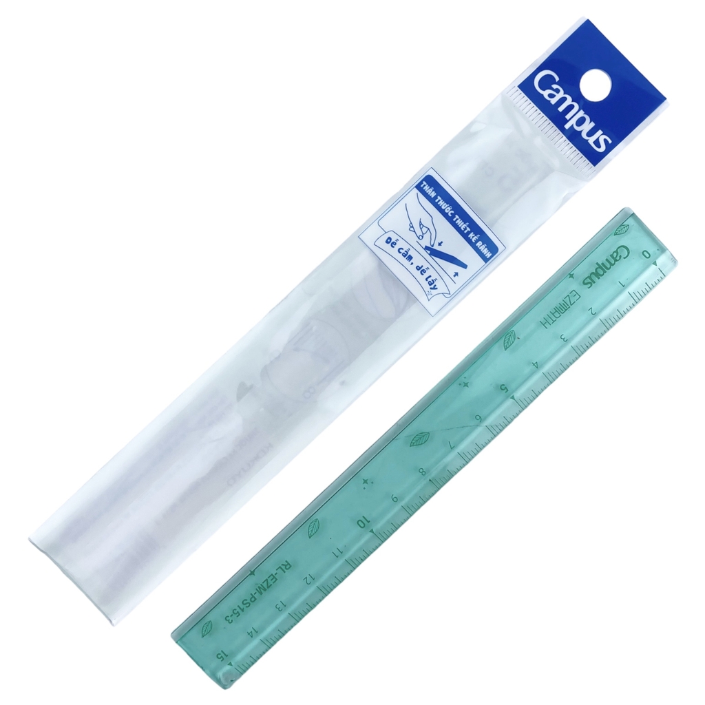 Thước thẳng Campus RL-EZM-PS15 -3 15cm (25)