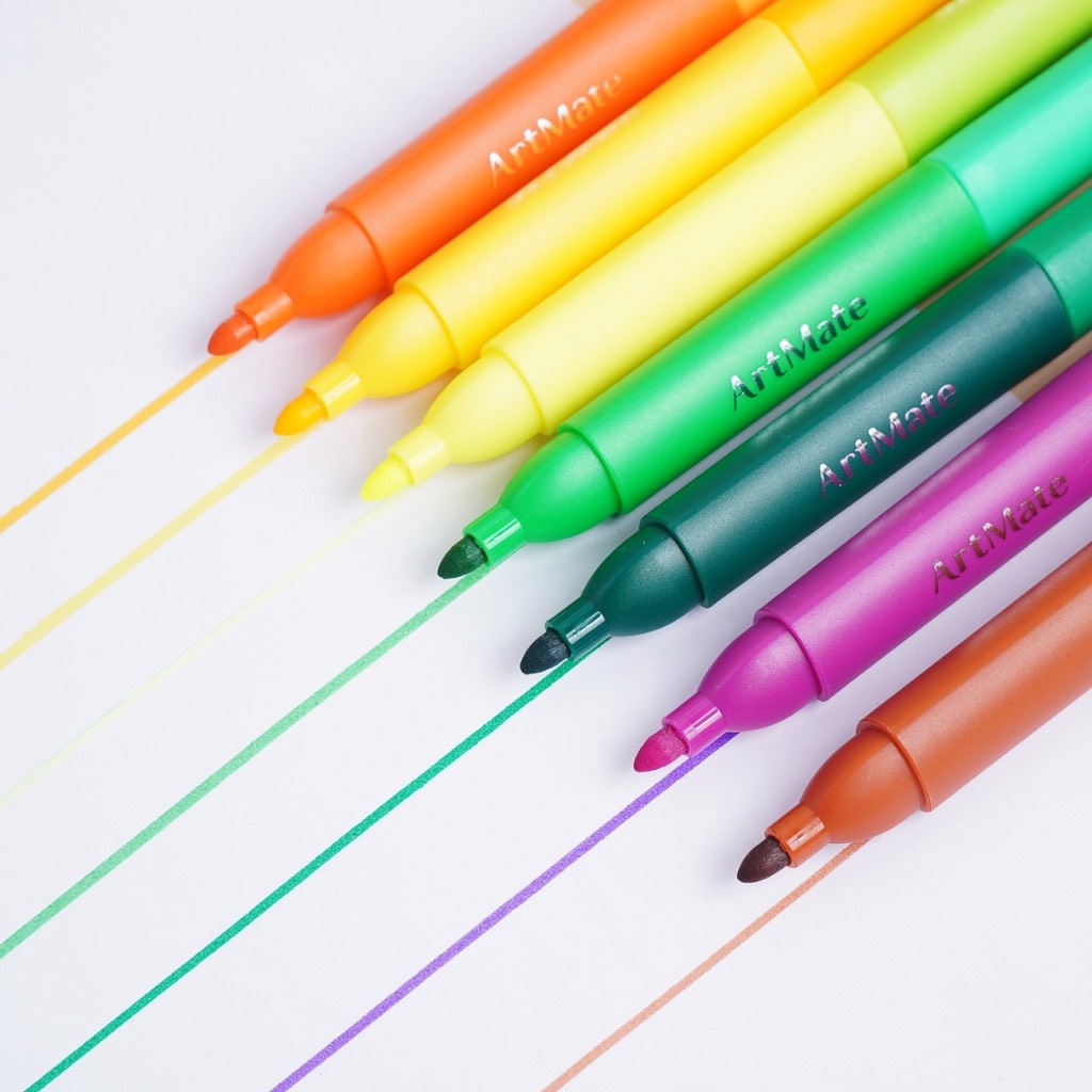 Bút lông màu 2 đầu ArtMate AM-WC601 / AM-WC602 / AM-WC603