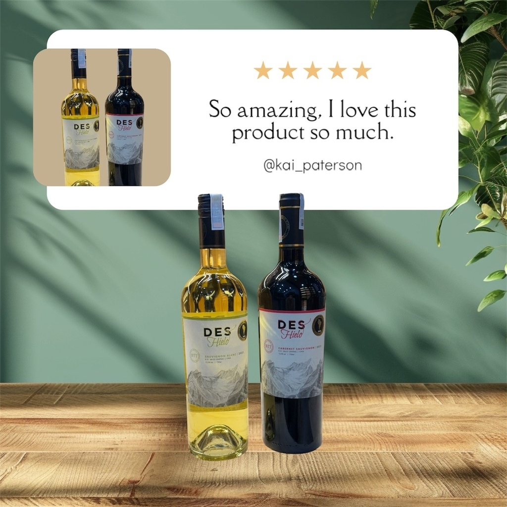 Rượu vang Chile Des Hileo chính hãng