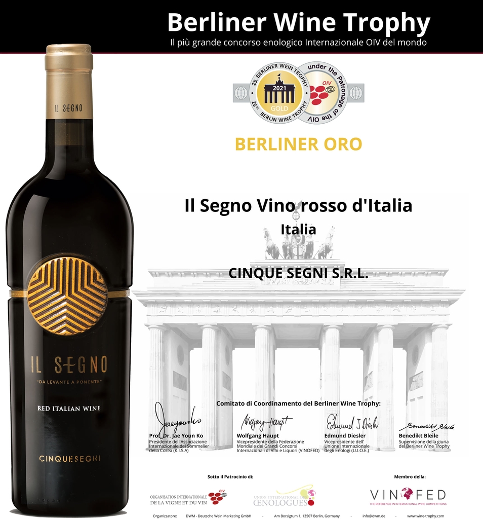Rượu vang iL Segno Red Italian Wine.