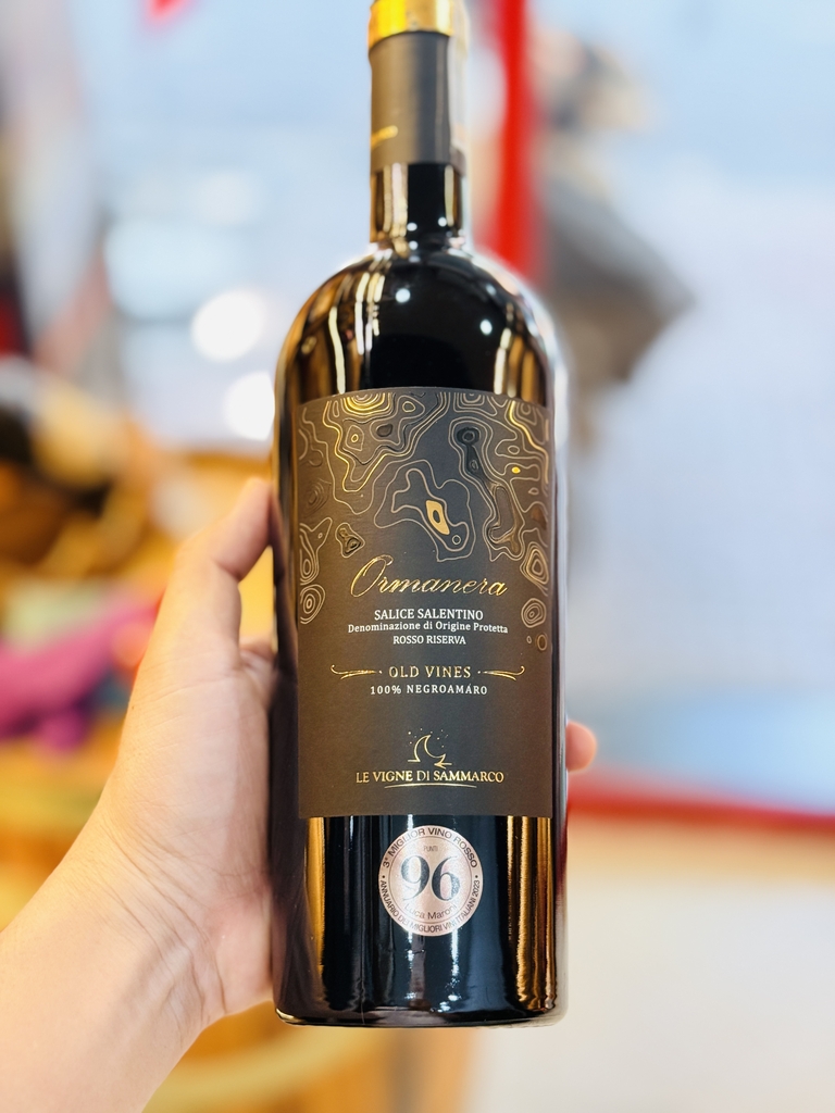 Rượu vang Ormanera Salice Salentino Rosso Riserva