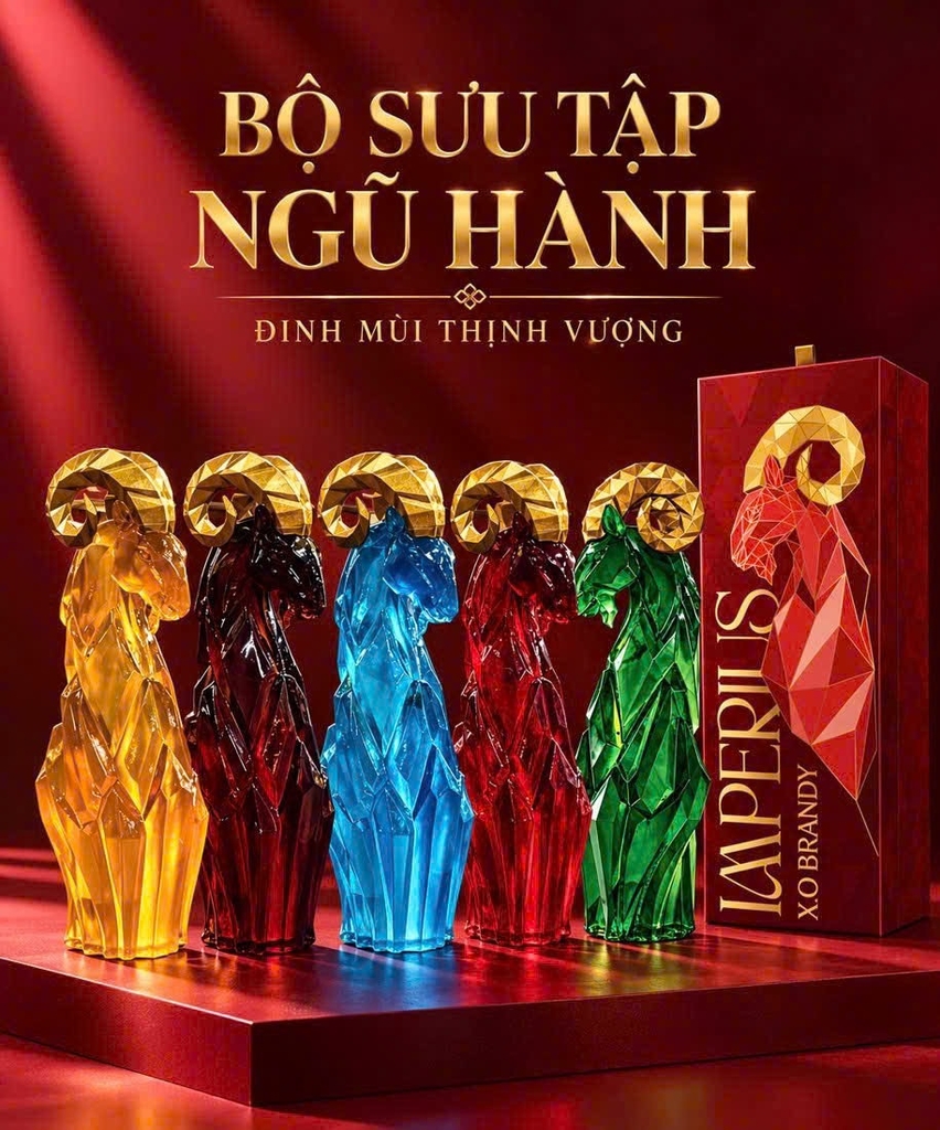 Bộ sưu tập 5 Màu Dê Imperius XO Brandy