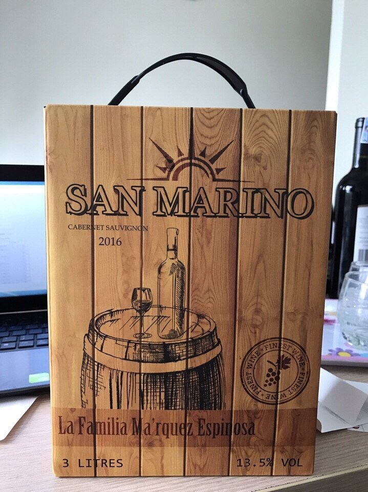 Rượu vang bịch San Marino 3L