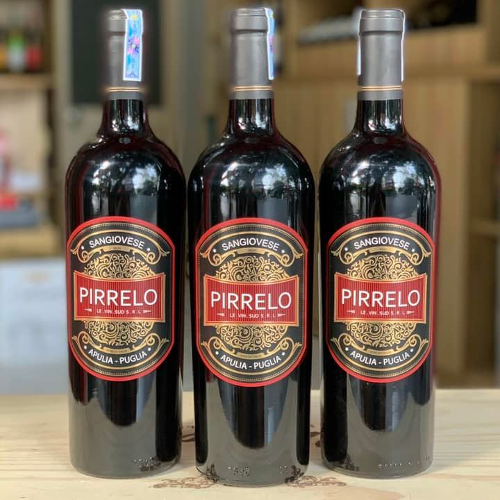 Rượu vang Pirrelo Puglia.