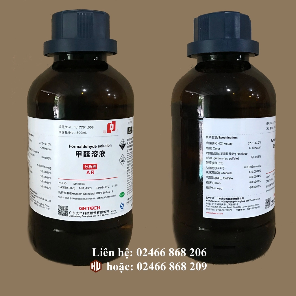 HCHO (Formaldehyde solution) JHD/Sơn Đầu CÔNG TY TNHH THƯƠNG MẠI HÓA
