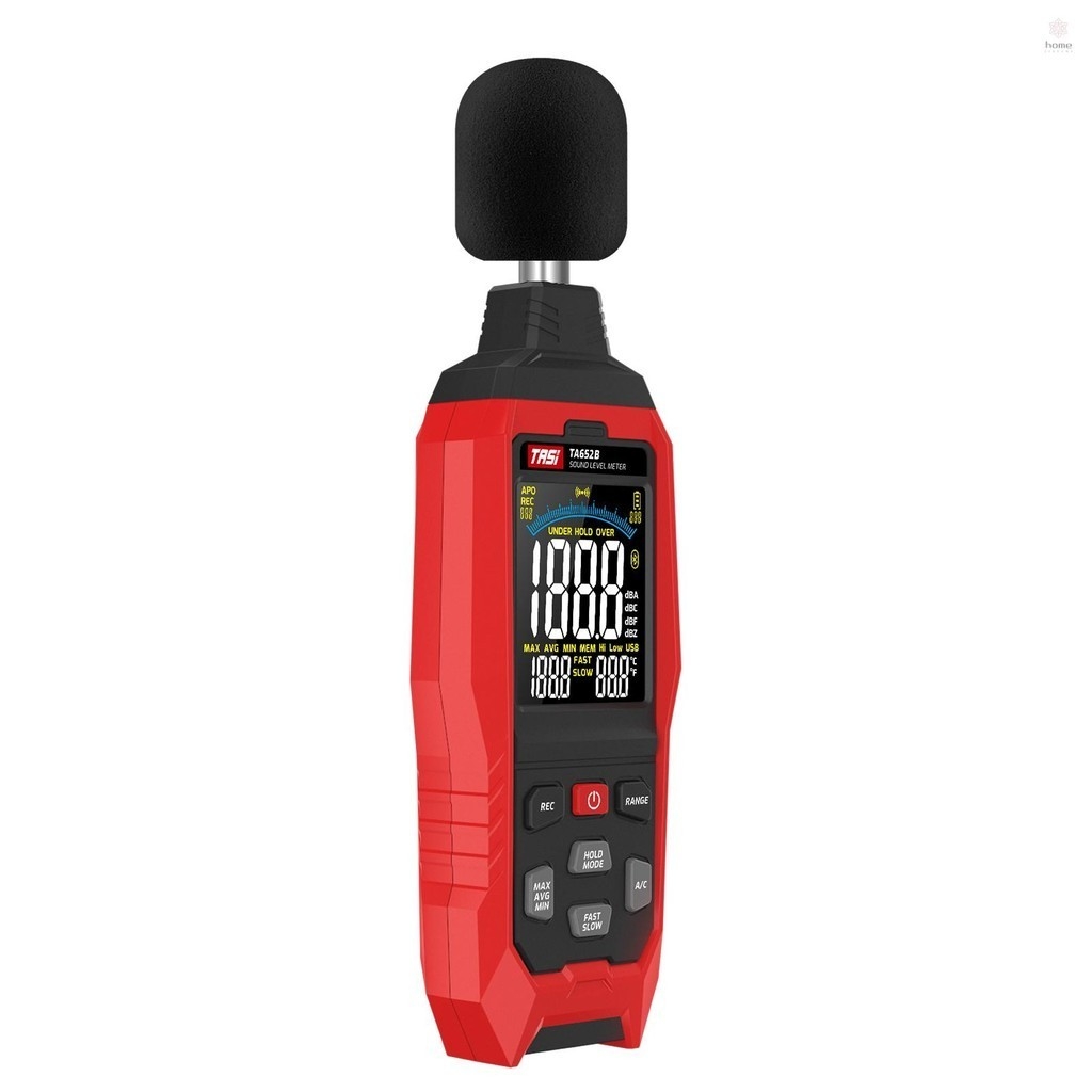 Tasi TA652B 30 ~ 130dB Máy kiểm tra tiếng ồn Decibel tiếng ồn A / C / Z Máy dò âm lượng công nghiệp