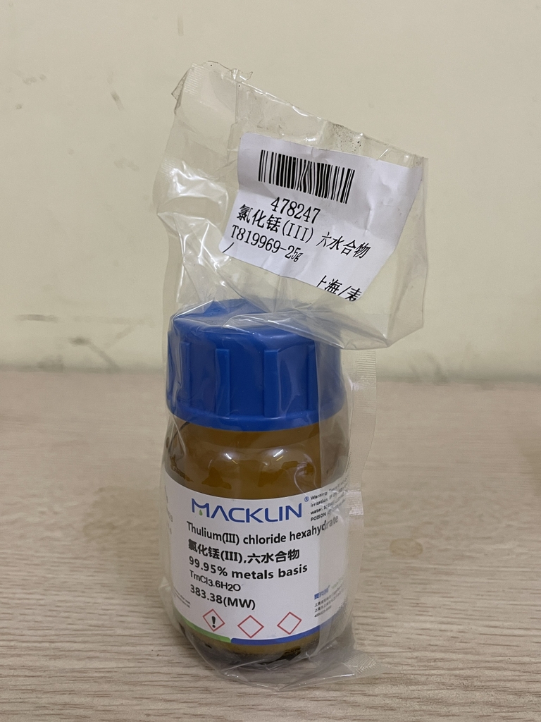 Thulium(III) chloride hexahydrate - TmCl3·6H2O CAS: 1331-74-4