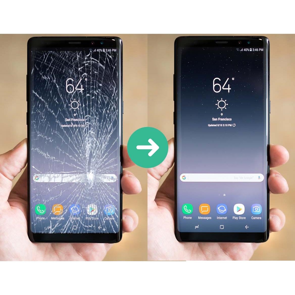 Ép Kính , Thay Màn Hình Samsung Note 8 Hà Nội Phôn