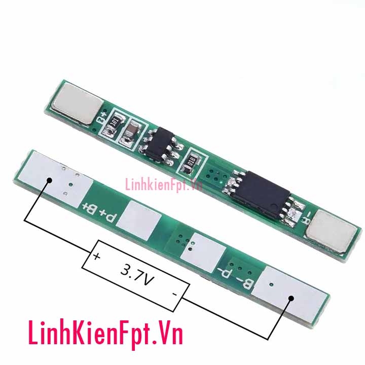 Bo mạch sạc và bảo vệ pin Lithium 1S 3.7V 3A 18650