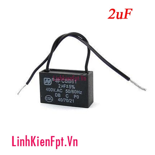 Tụ quạt 2uF 450V