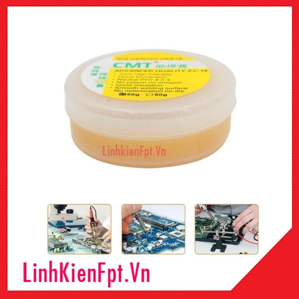 Hộp mỡ hàn thiếc CMT 50g SOLDERING PASTE