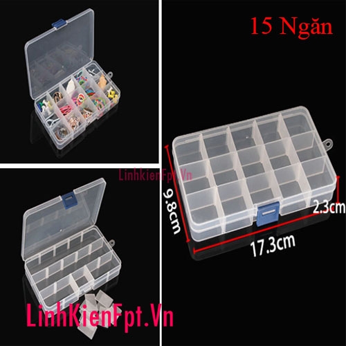 Hộ Đựng Linh Kiện 15 Ngăn