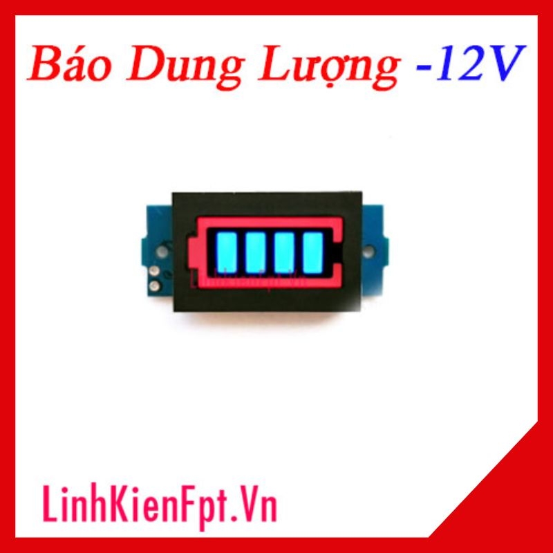Đồng hồ hiển thị dung lượng pin , acquy 12V