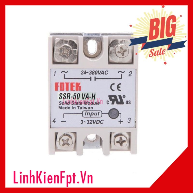 Relay Bán Dẫn Fotek SSR - 50 VA-H