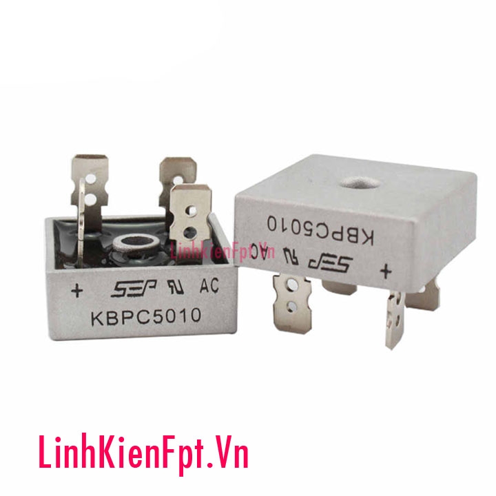 Diode cầu vỏ nhôm 50A KBPC5010