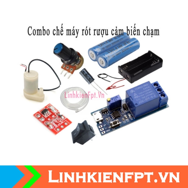 Combo Chế Máy Rót Rượu Tự Động